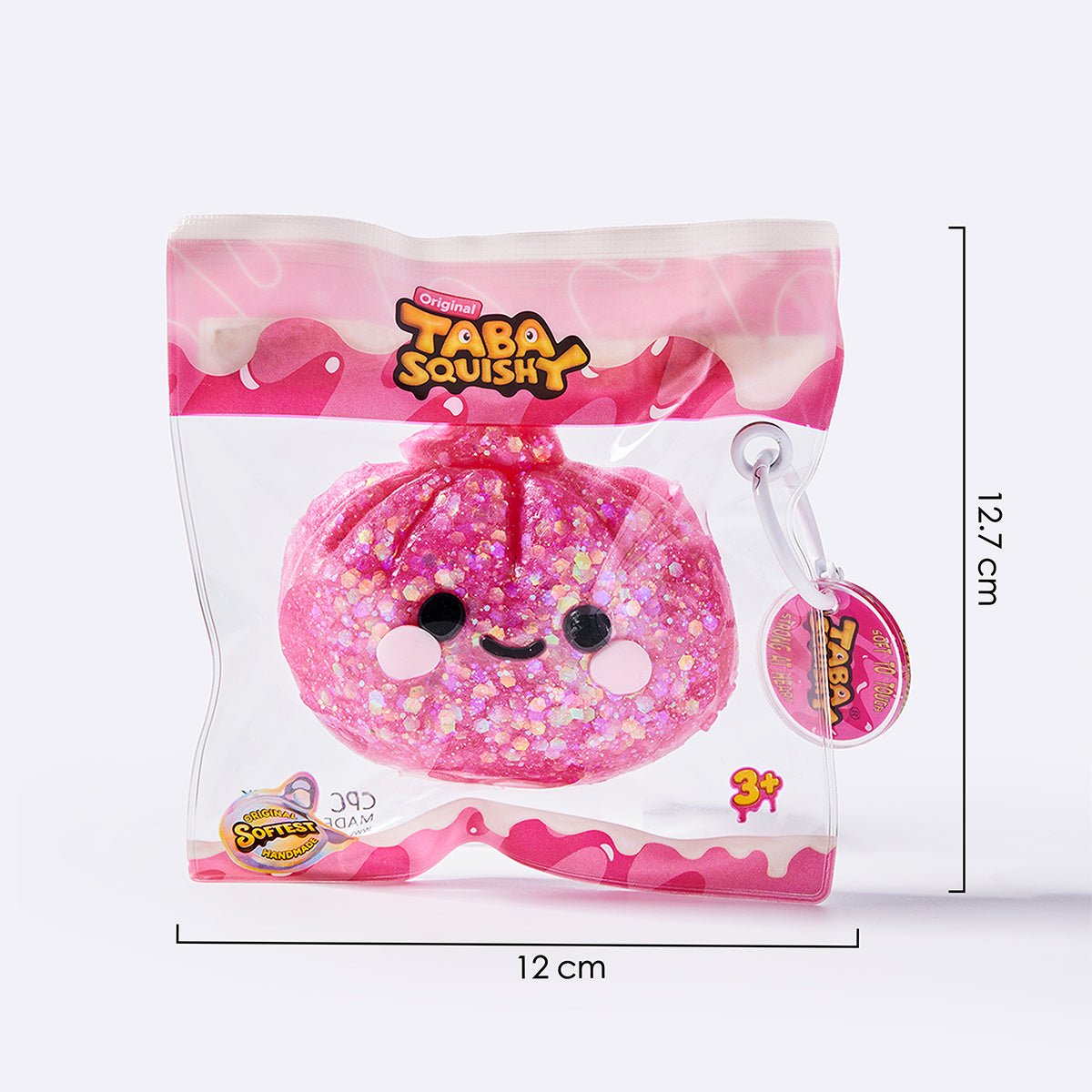Fuchsia Glitter Dumpling