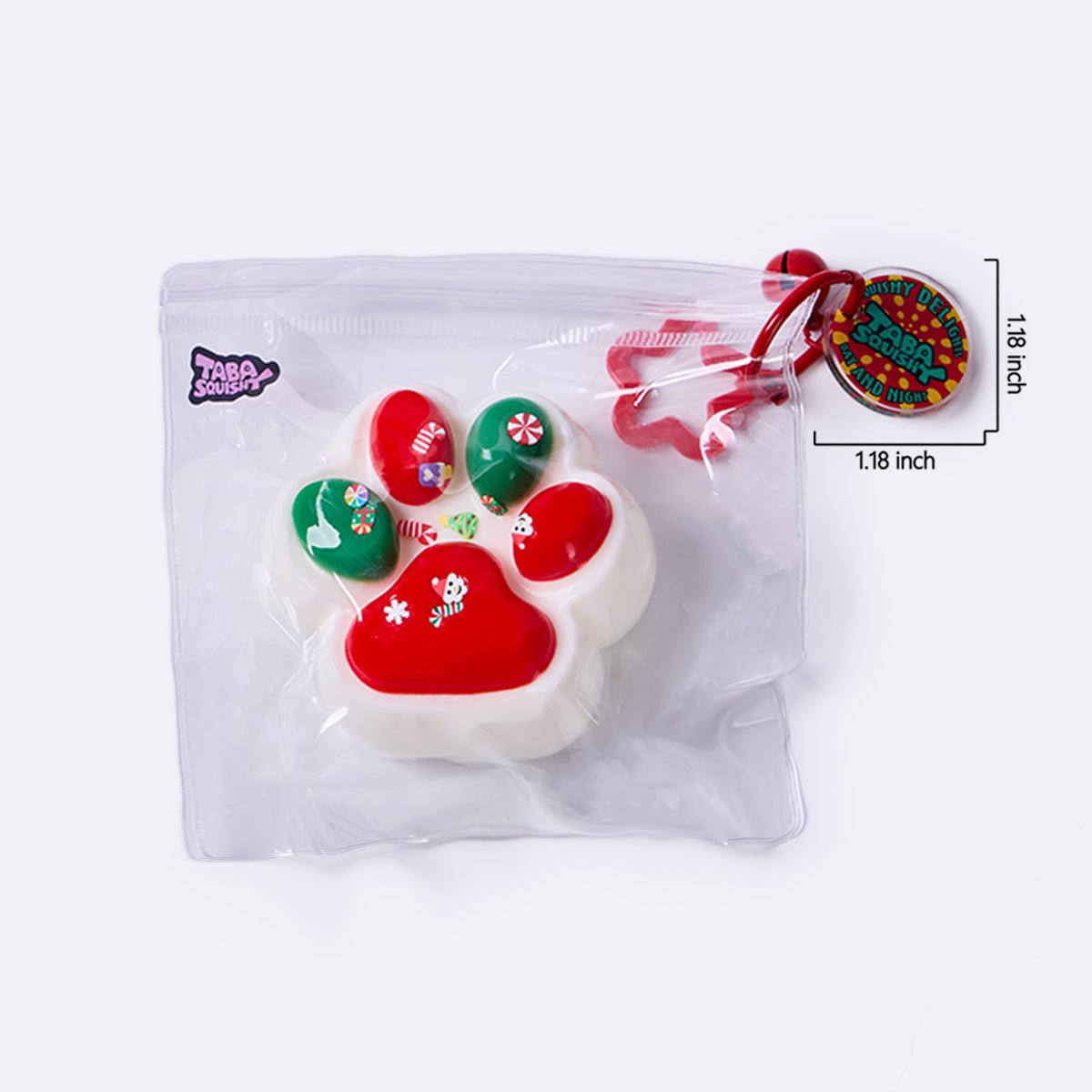 Xmas Paw Taba Squishy