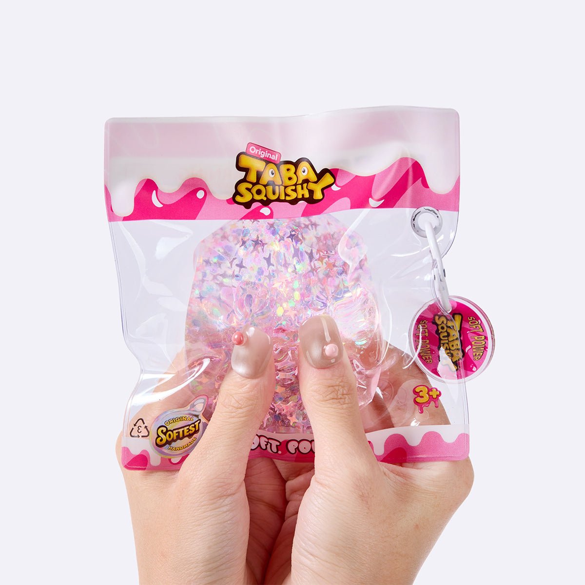 Blingbling Pink Crystal Taba Squishy
