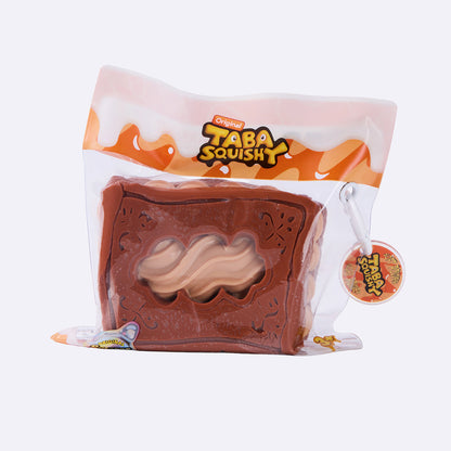 Chocolate Rectangle Sandwich Cookie Taba Squishy