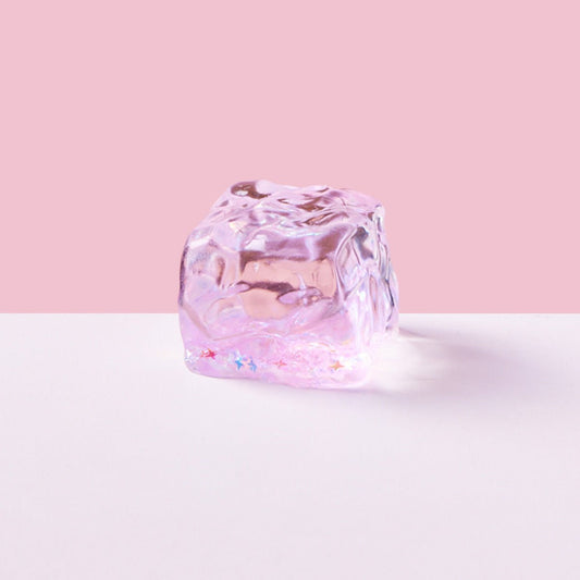 Blingbling Purple Ice Cube Taba Squishy