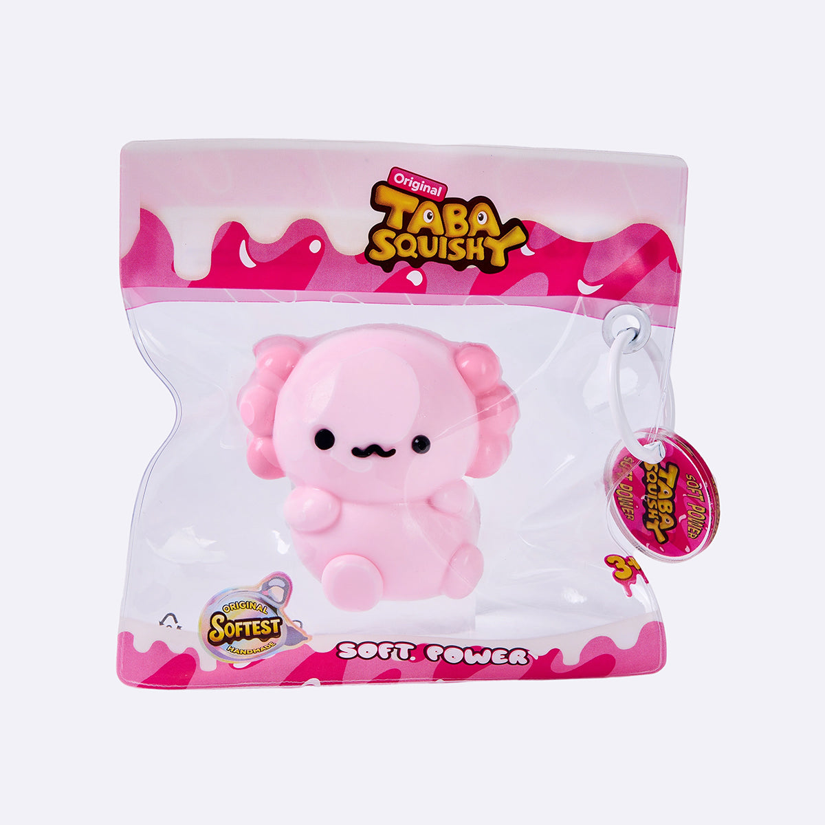 Sitting Axolotl Taba Squishy