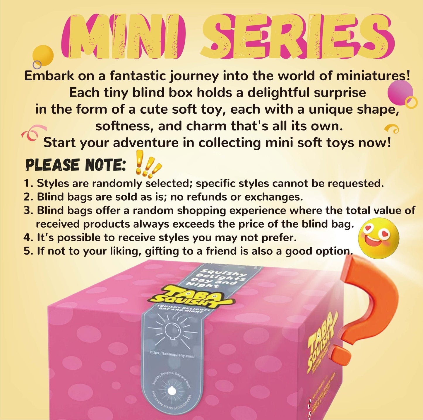 Mini Blind Bag Taba Squishy