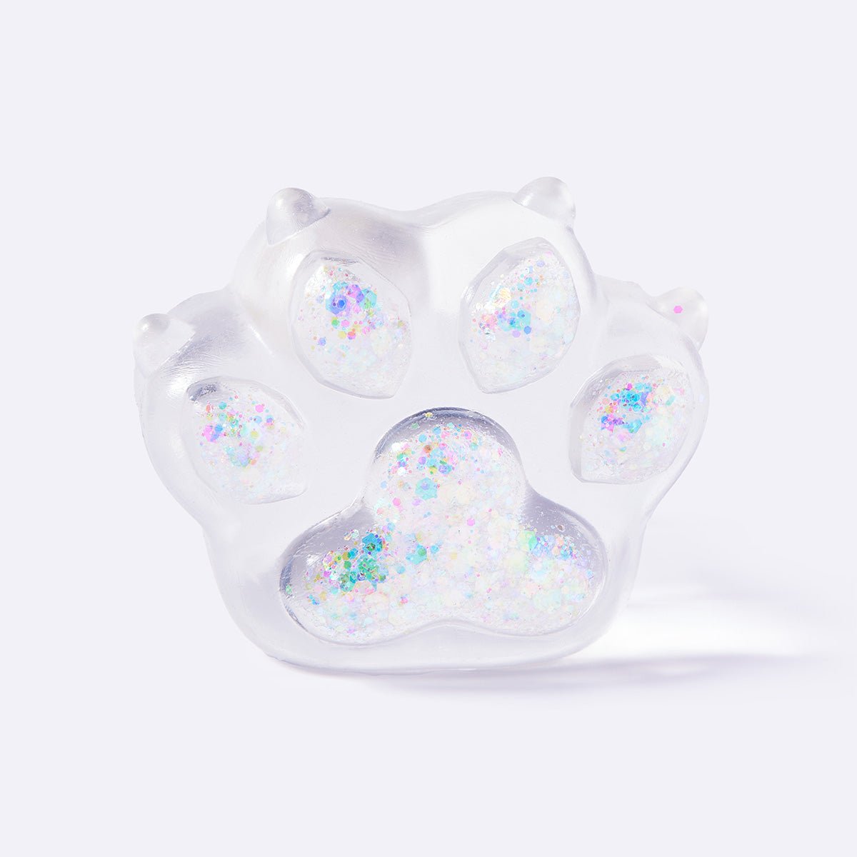 Clear Holographic Cat Paw with Claws