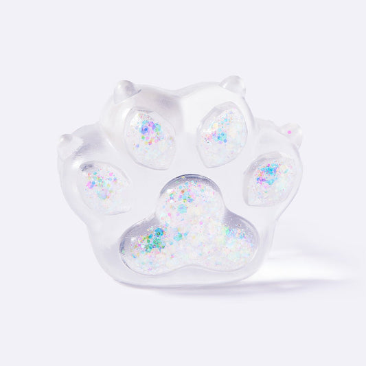 Clear Holographic Cat Paw with Claws