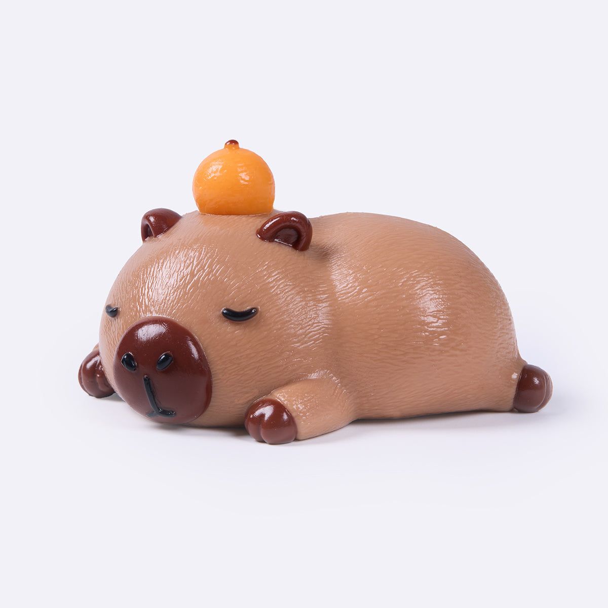 Brown Sleeping Capybara Taba Squishy