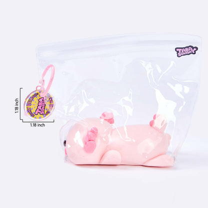 Pink Axolotl Taba Squishy