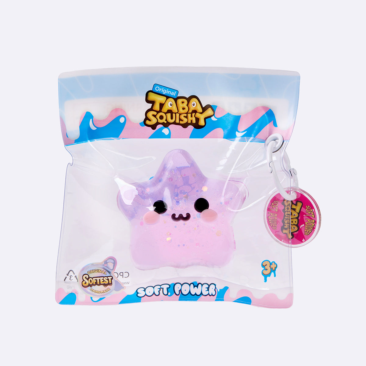 Pink Sassy Star Taba Squishy