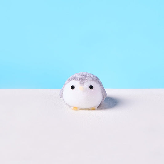 Flocked Mini Penguin Taba Squishy