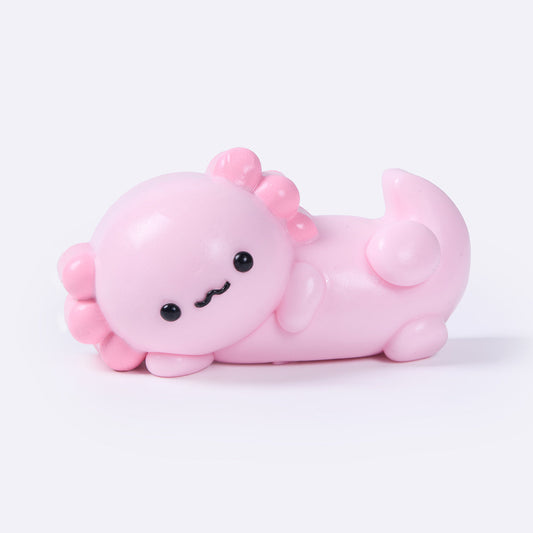 Side-Lying Axolotl Taba Squishy