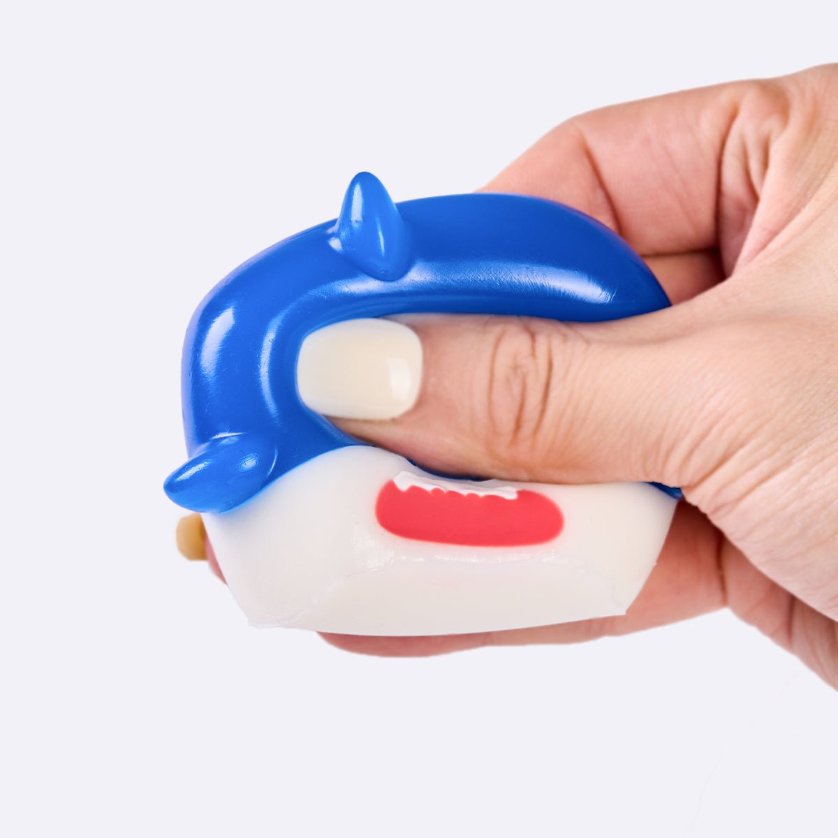 Dark Blue Shark Cube Taba Squishy
