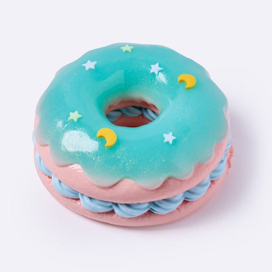 Pink Mint Filled Donut Taba Squishy