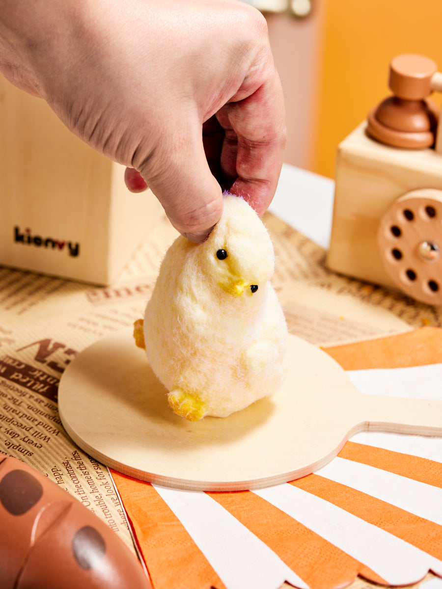 Flocked Chick Taba Squishy