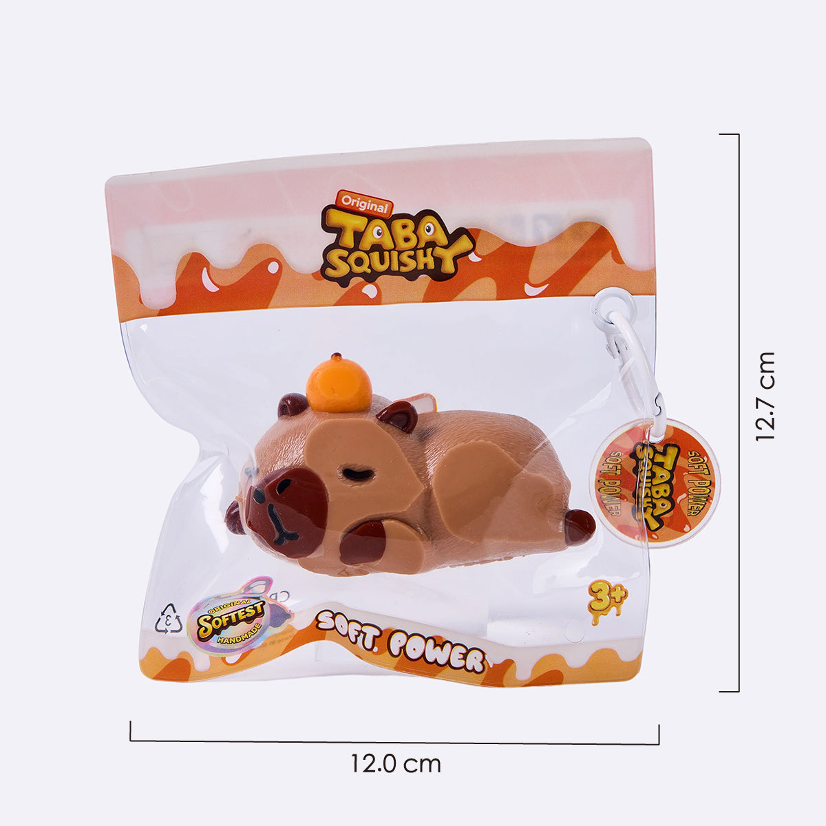 Brown Sleeping Capybara Taba Squishy