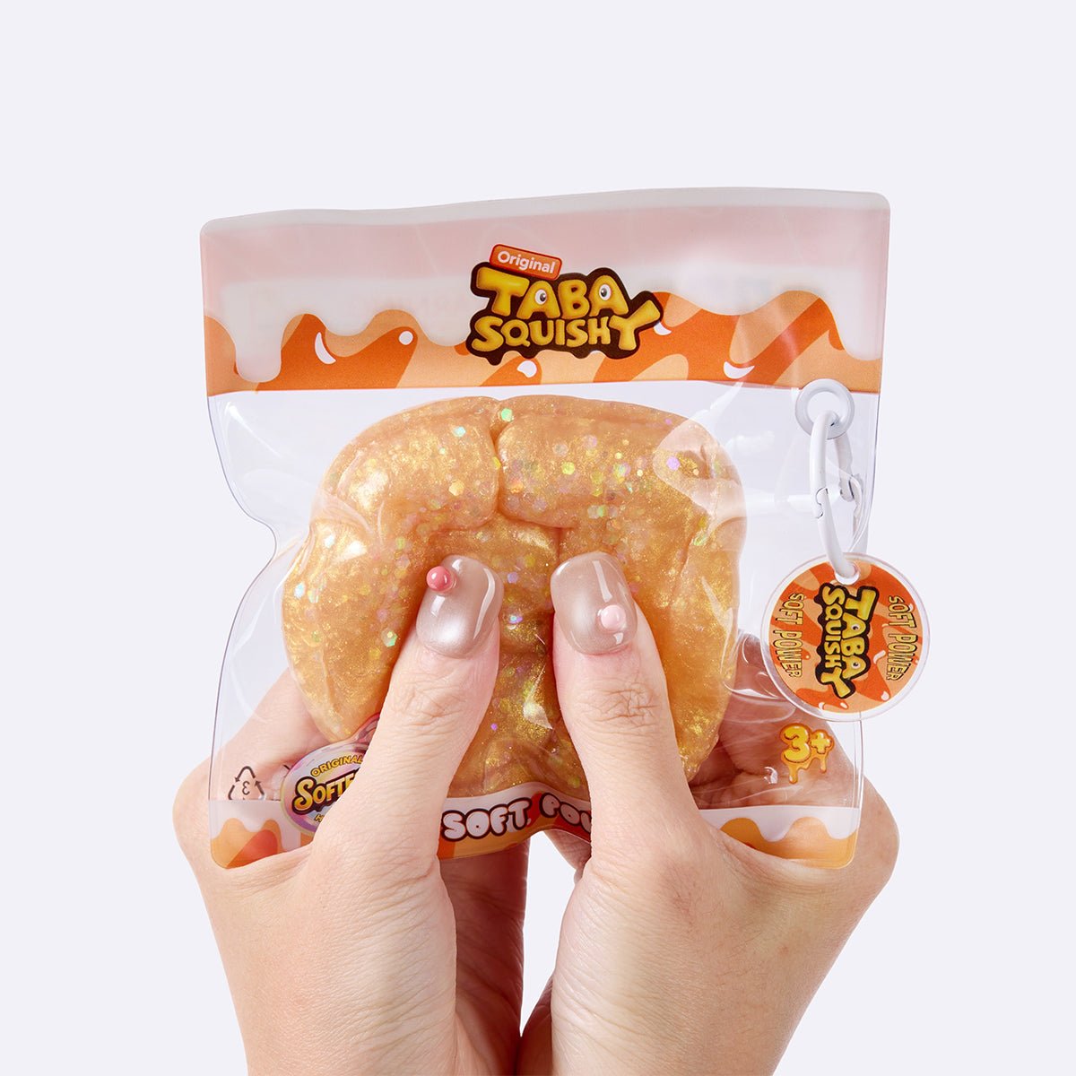 Gold Chunky Glitter Six Seven 67 Taba Squishy