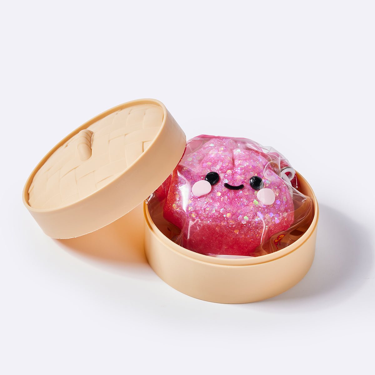 Fuchsia Glitter Dumpling