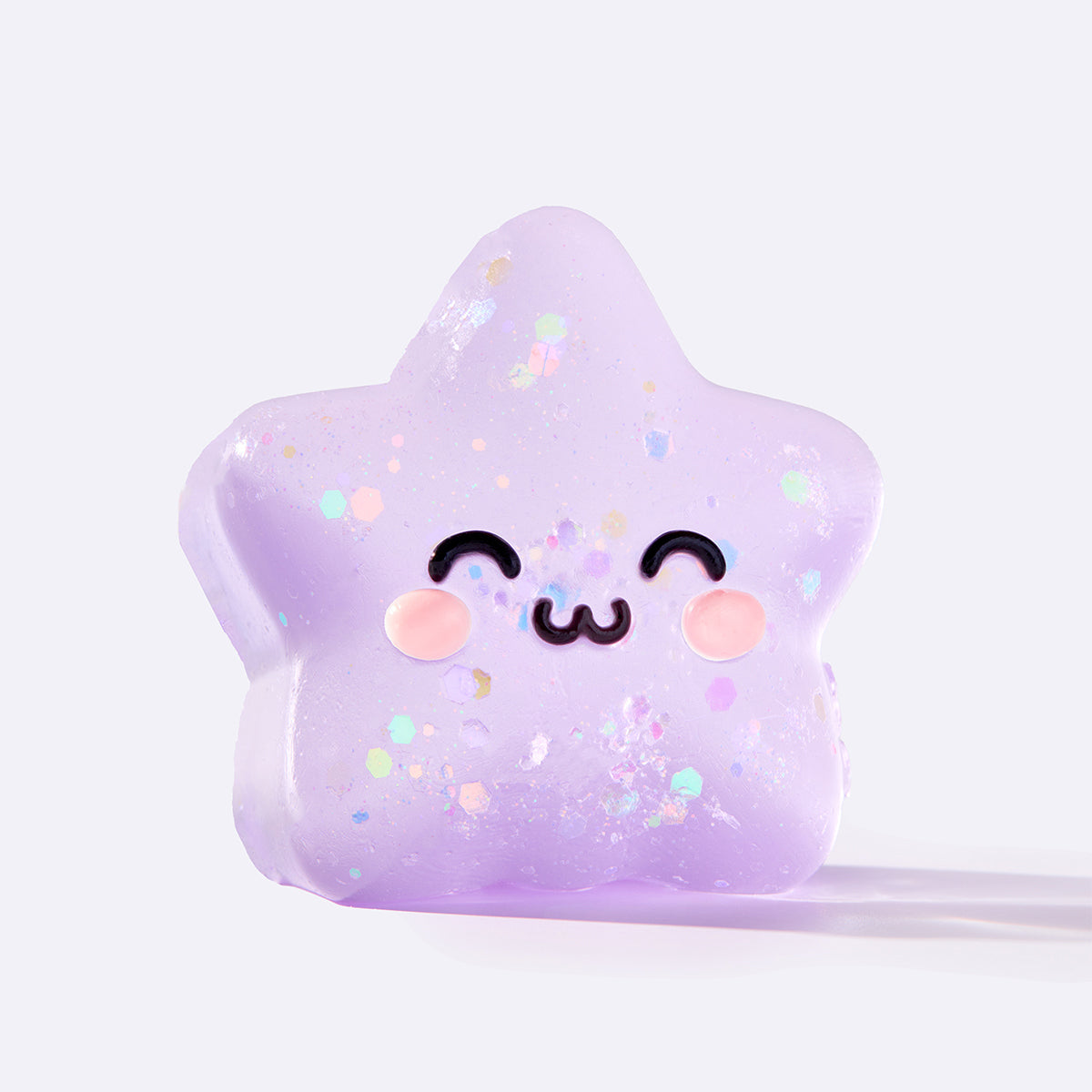 Purple Happy Star Taba Squishy