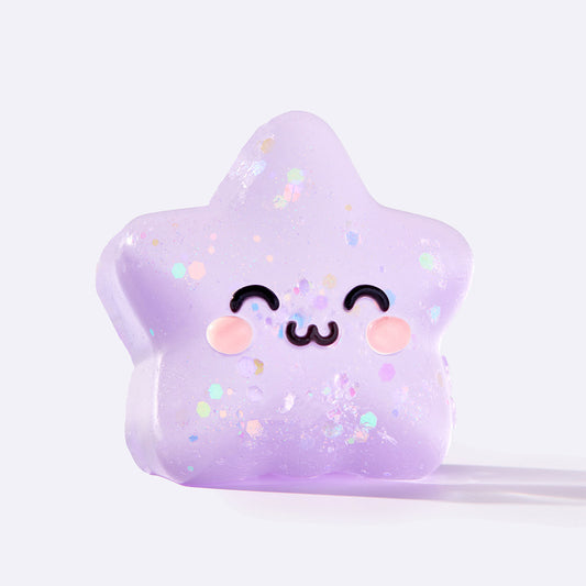 Purple Happy Star Taba Squishy