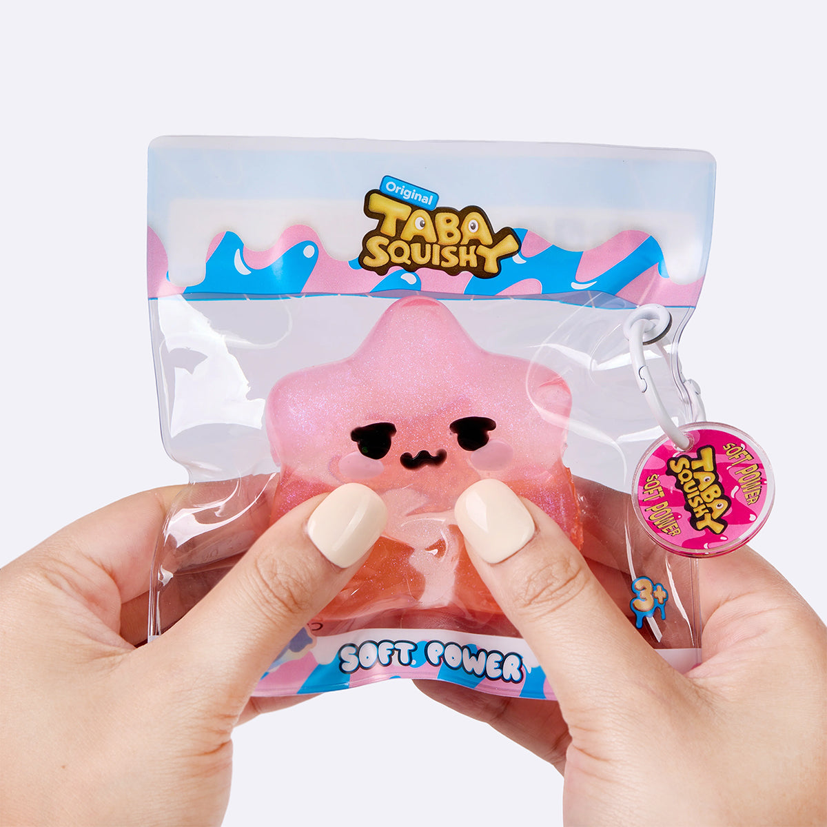 Rose Pink Sassy Star Taba Squishy