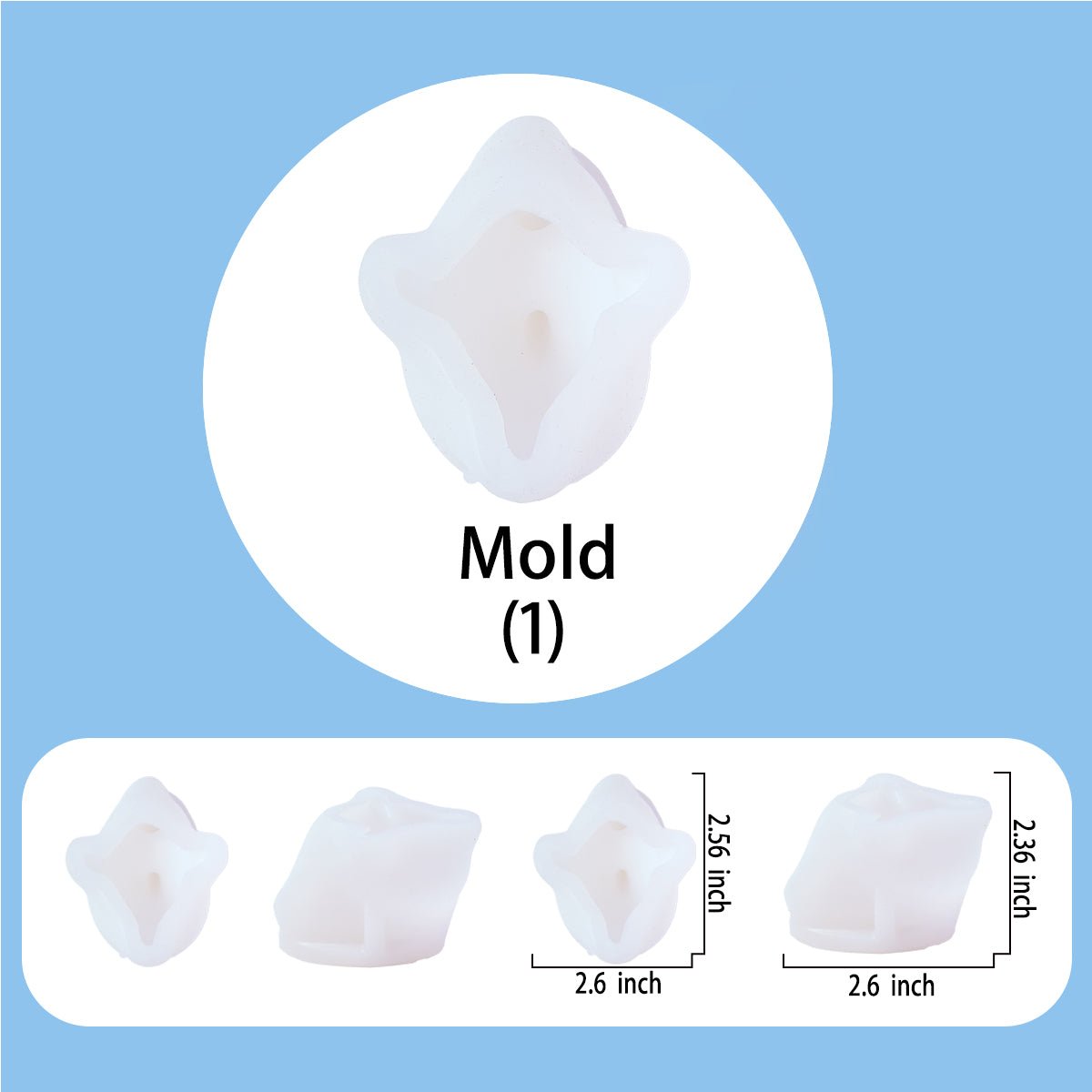 Dolphin Taba Squishy DIY Mold Set