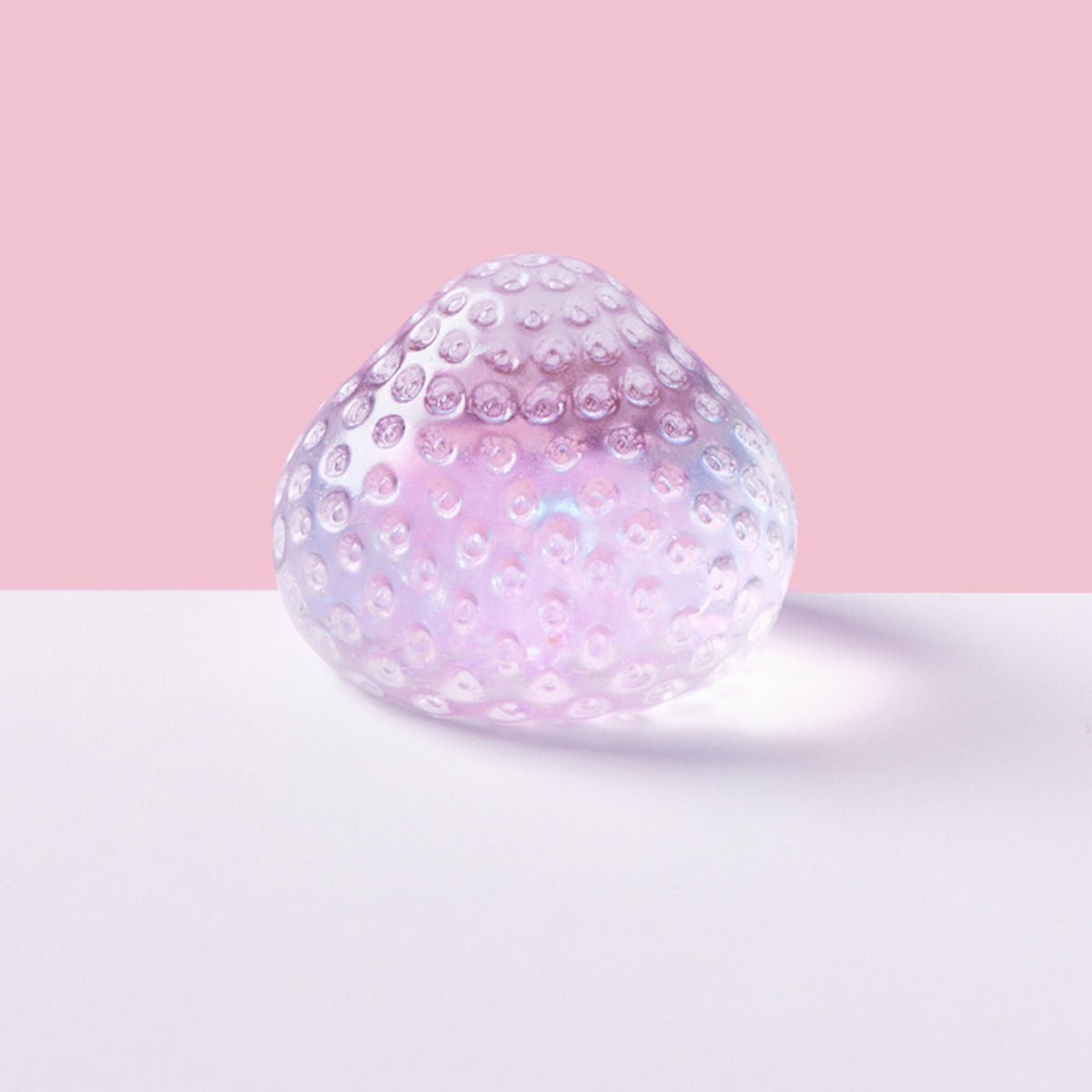 Blingbling Purple Strawberry Taba Squishy