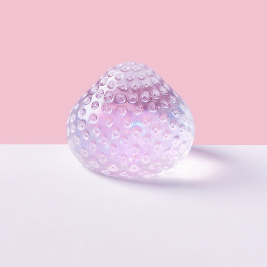 Blingbling Purple Strawberry Taba Squishy