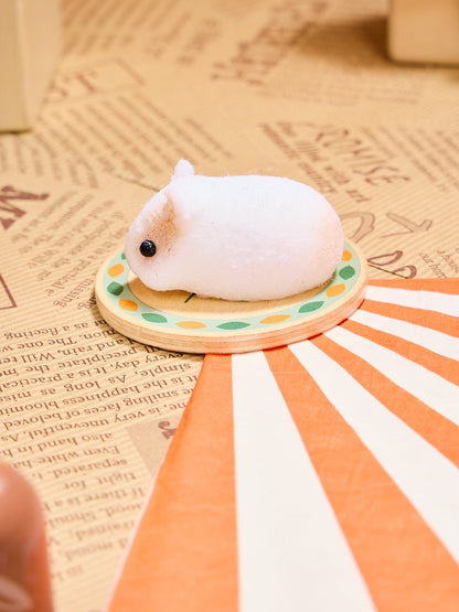 Flocked Mini Guinea Pig Taba Squishy