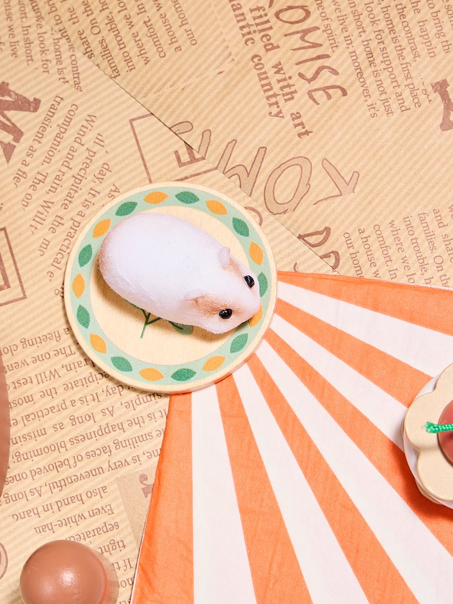 Flocked Mini Guinea Pig Taba Squishy