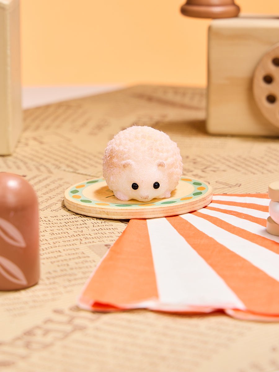 Flocked Mini Hedgehog Taba Squishy
