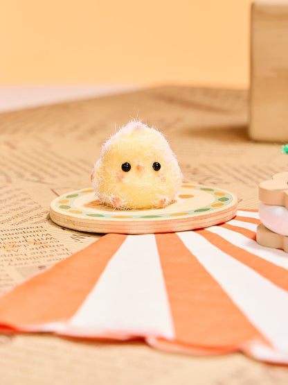Flocked Mini Cute Chick Taba Squishy