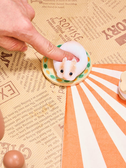Flocked Mini Guinea Pig Taba Squishy