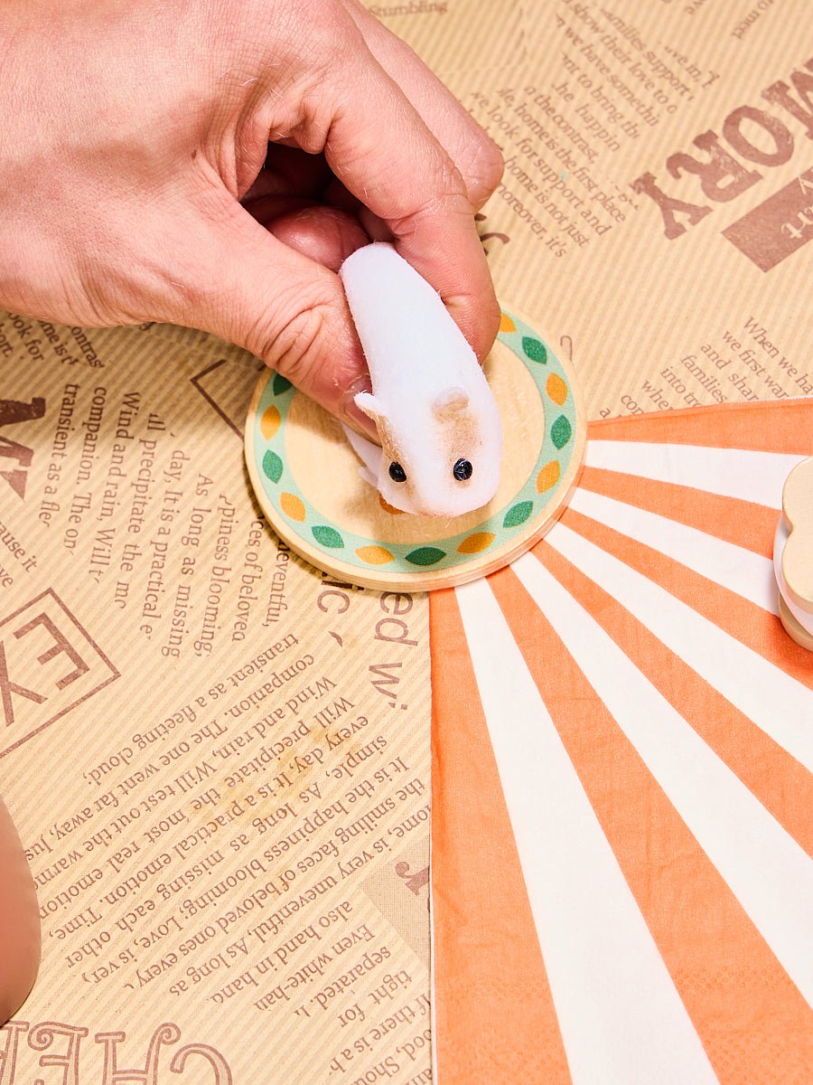 Flocked Mini Guinea Pig Taba Squishy