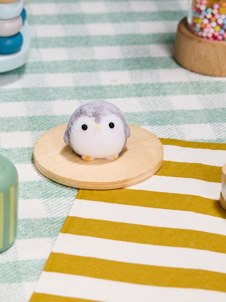 Flocked Mini Penguin Taba Squishy