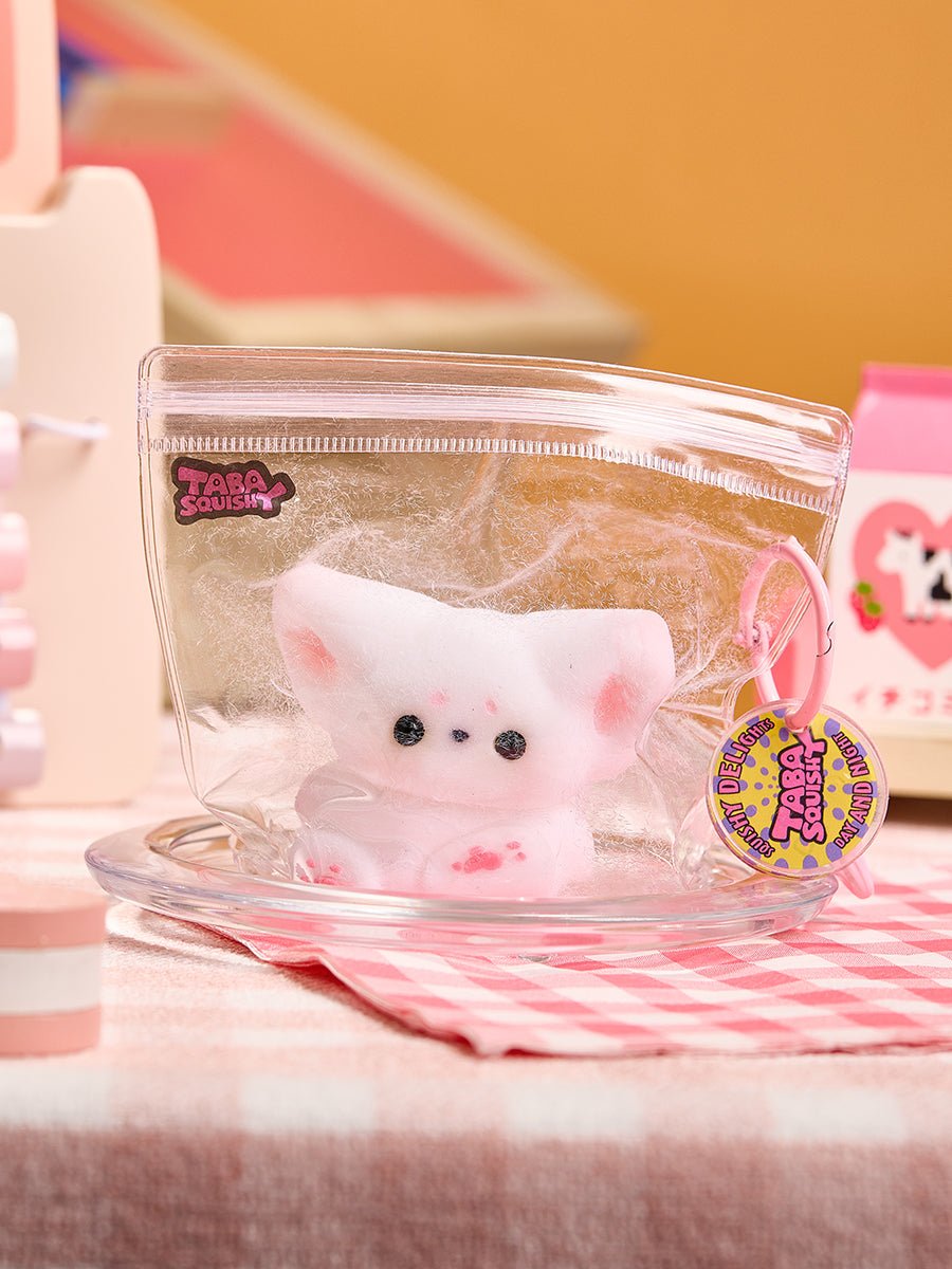 Flocked Cute Fox Taba Squishy