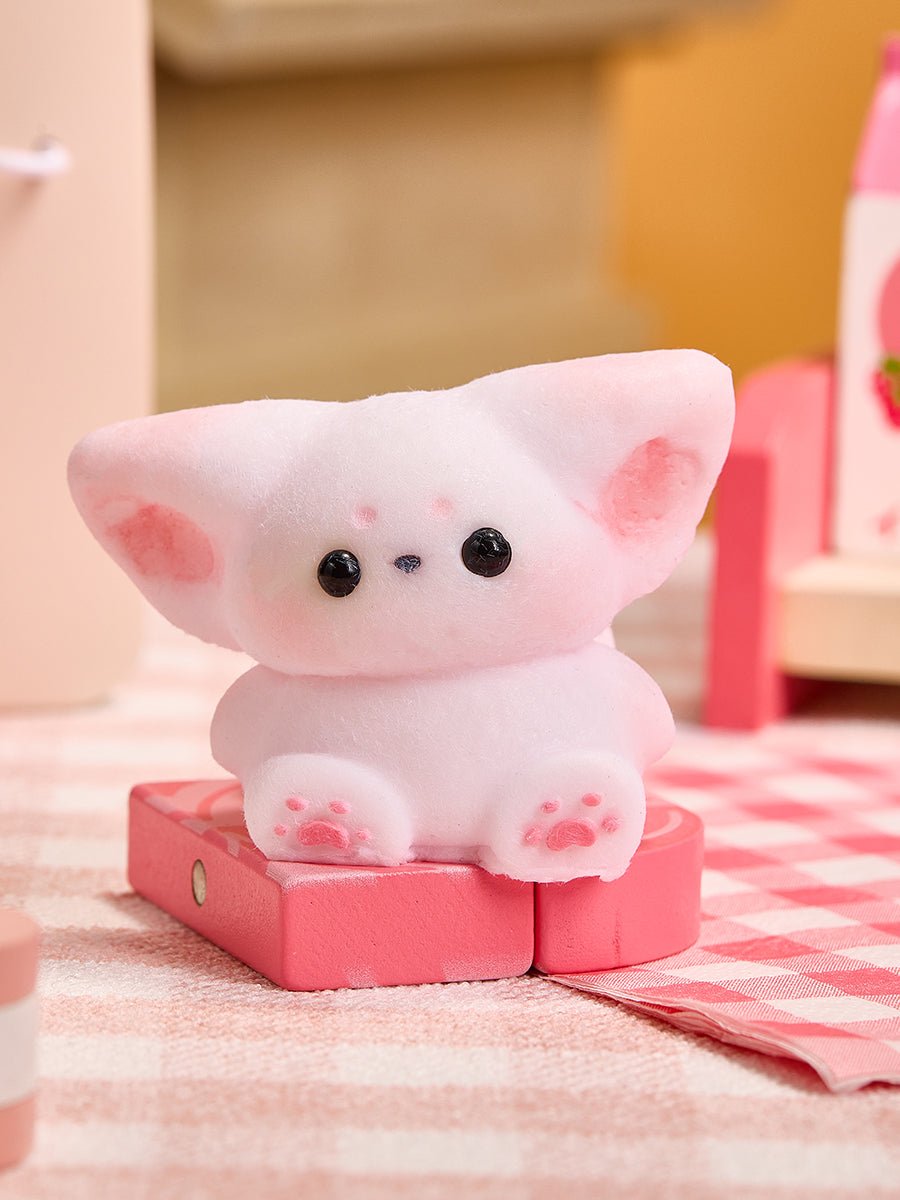 Flocked Cute Fox Taba Squishy