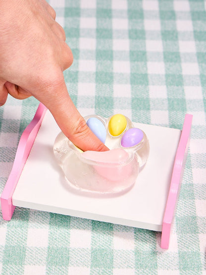 Transparent-colorful Paw Taba Squishy