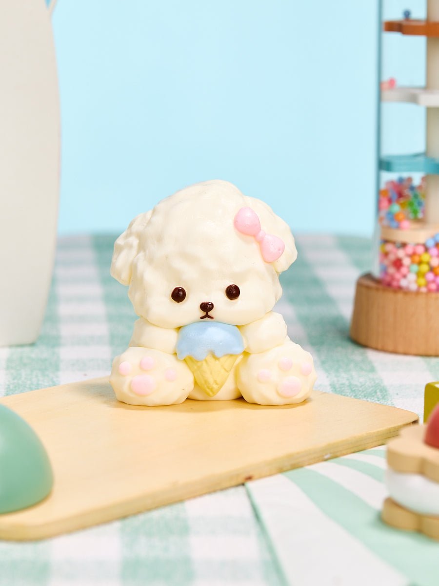 White Icecream Dog Taba Squishy