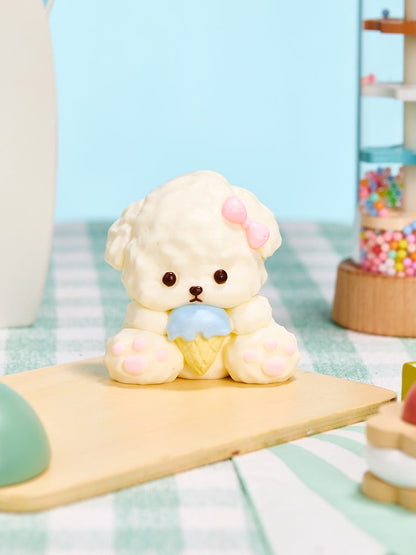 White Icecream Dog Taba Squishy