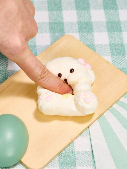 White Icecream Dog Taba Squishy