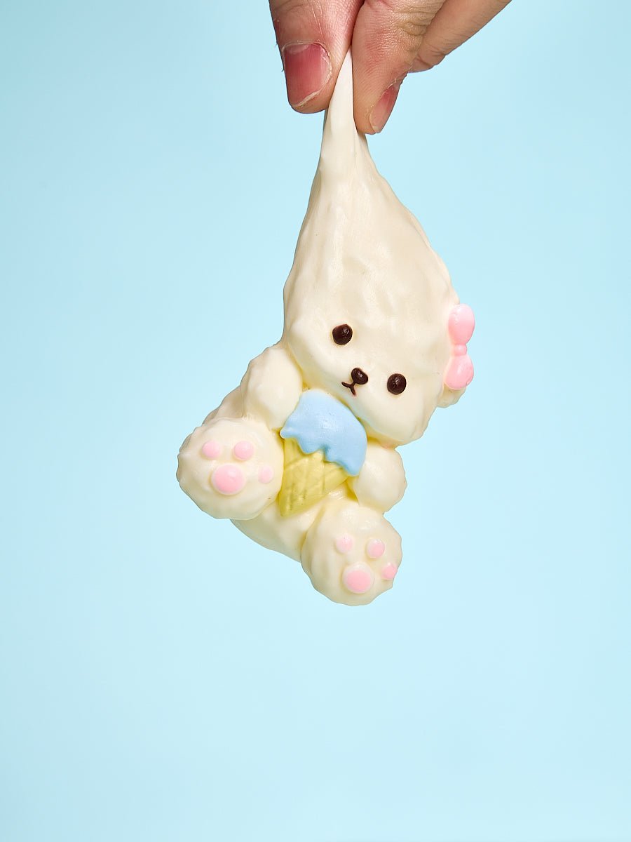 White Icecream Dog Taba Squishy