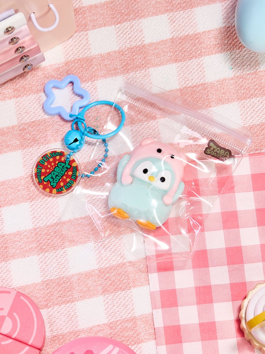 Cute Penguin with Pig Hat Taba Squishy