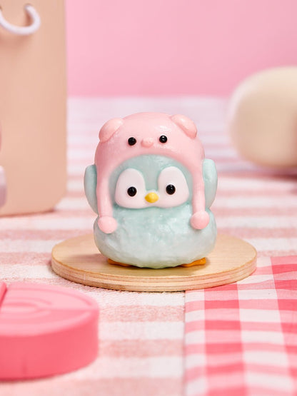 Cute Penguin with Pig Hat Taba Squishy