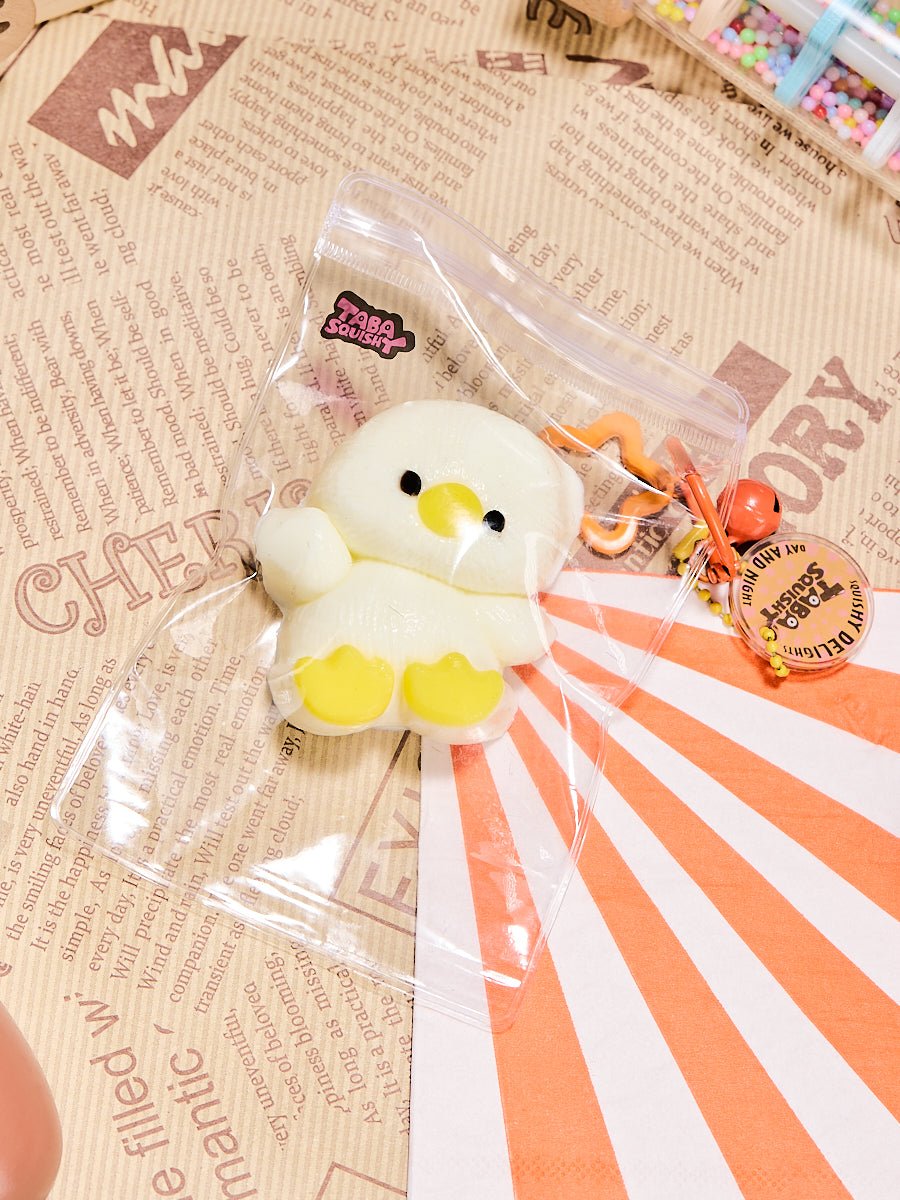 Cute White Duck Taba Squishy