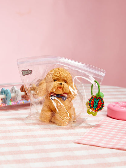 Flocked Poodle Dog Taba Squishy