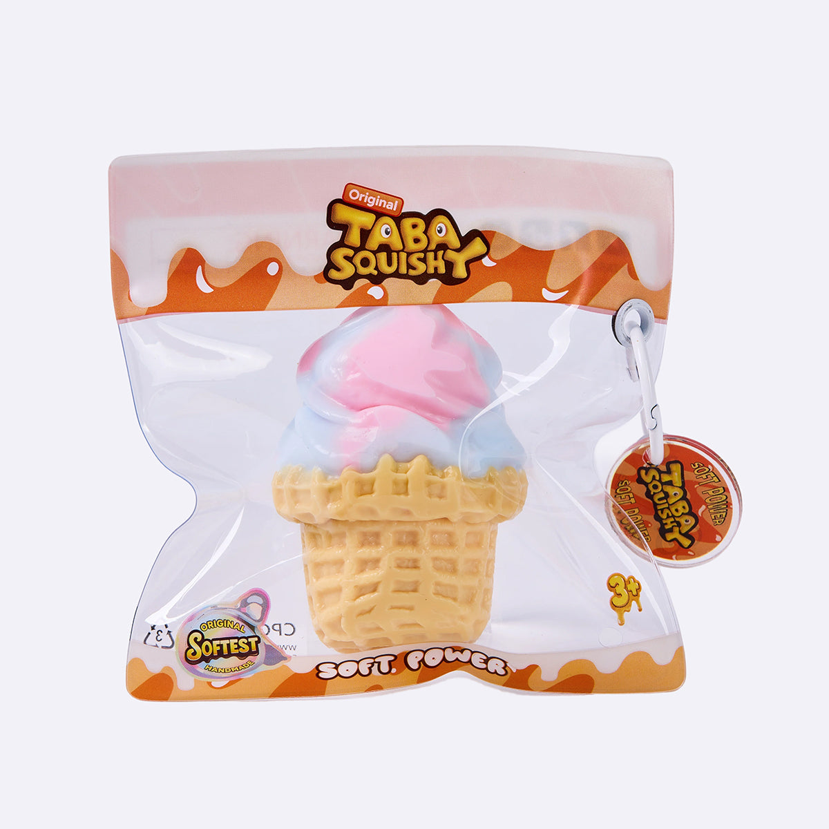 Blueberry Lavender Ice Cream Cone Taba Squishy