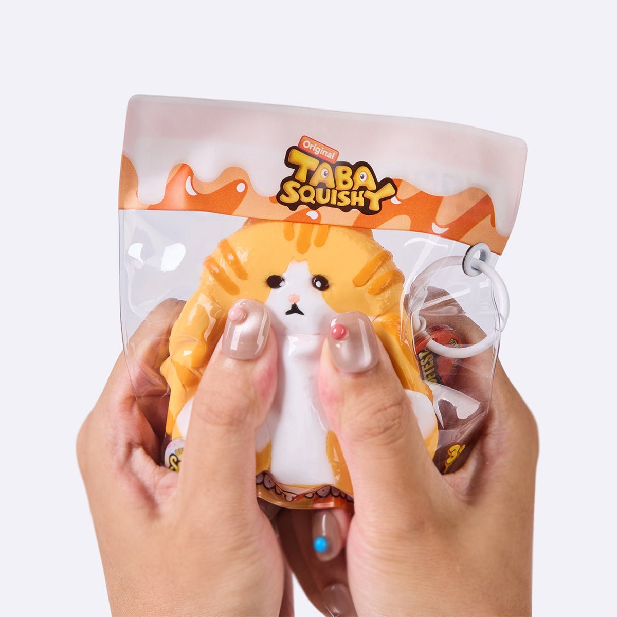 Chubby Orange Cat Taba Squishy