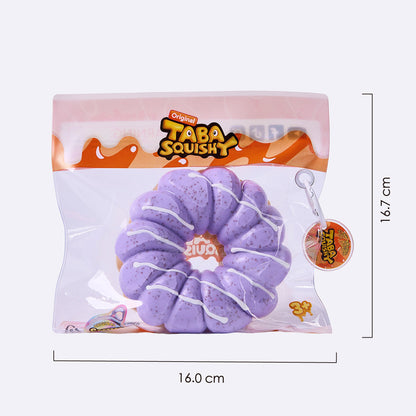 Jumbo Purple Grape Donut Taba Squishy