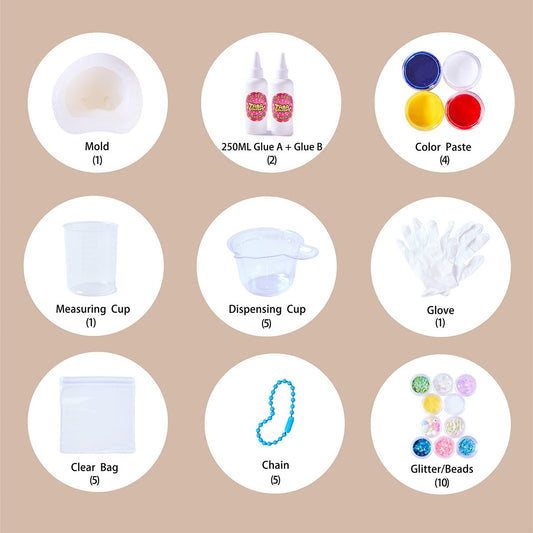 Hamster Taba Squishy DIY Mold Set