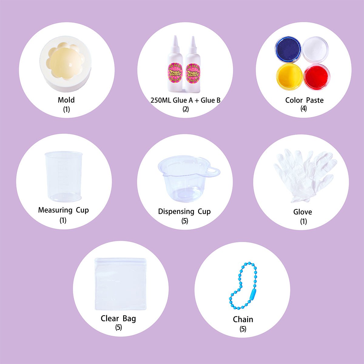 Octopus Taba Squishy DIY Mold Set