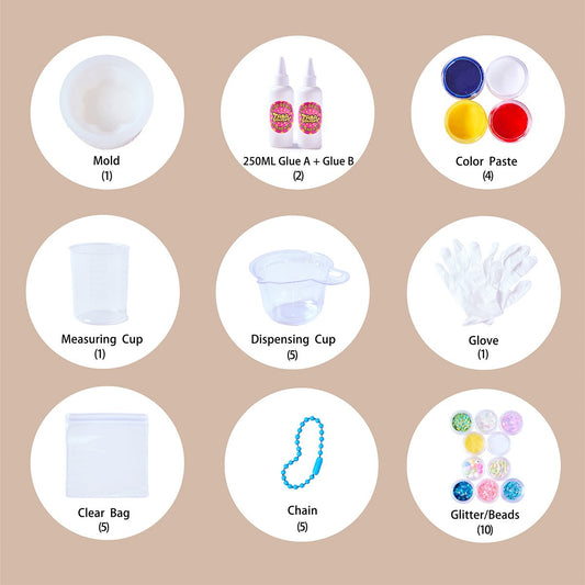 Pudding Taba Squishy DIY Mold Set